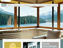 Tablet Screenshot of cultura-stmoritz.ch